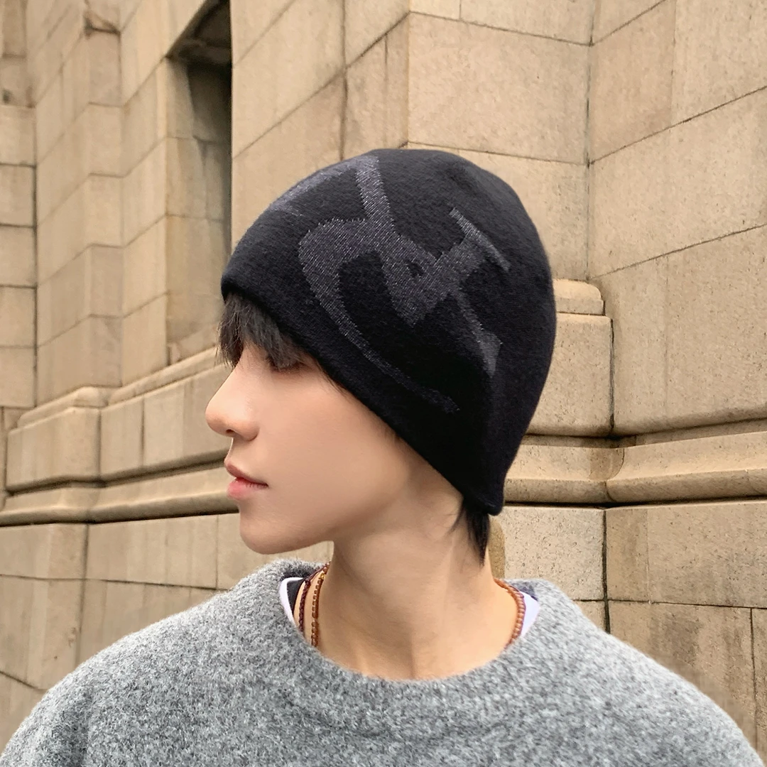 毛线帽男女秋冬新款户外保暖百搭防寒帽冬季帽子包头帽冷帽针织帽