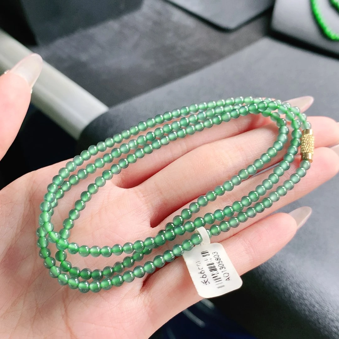 翡翠未镶嵌手链项链