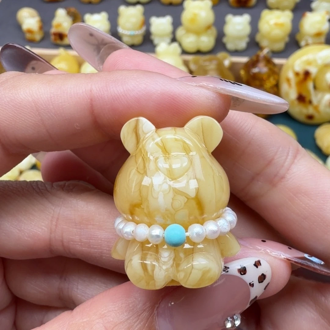 琥珀未镶嵌裸石蜜蜡