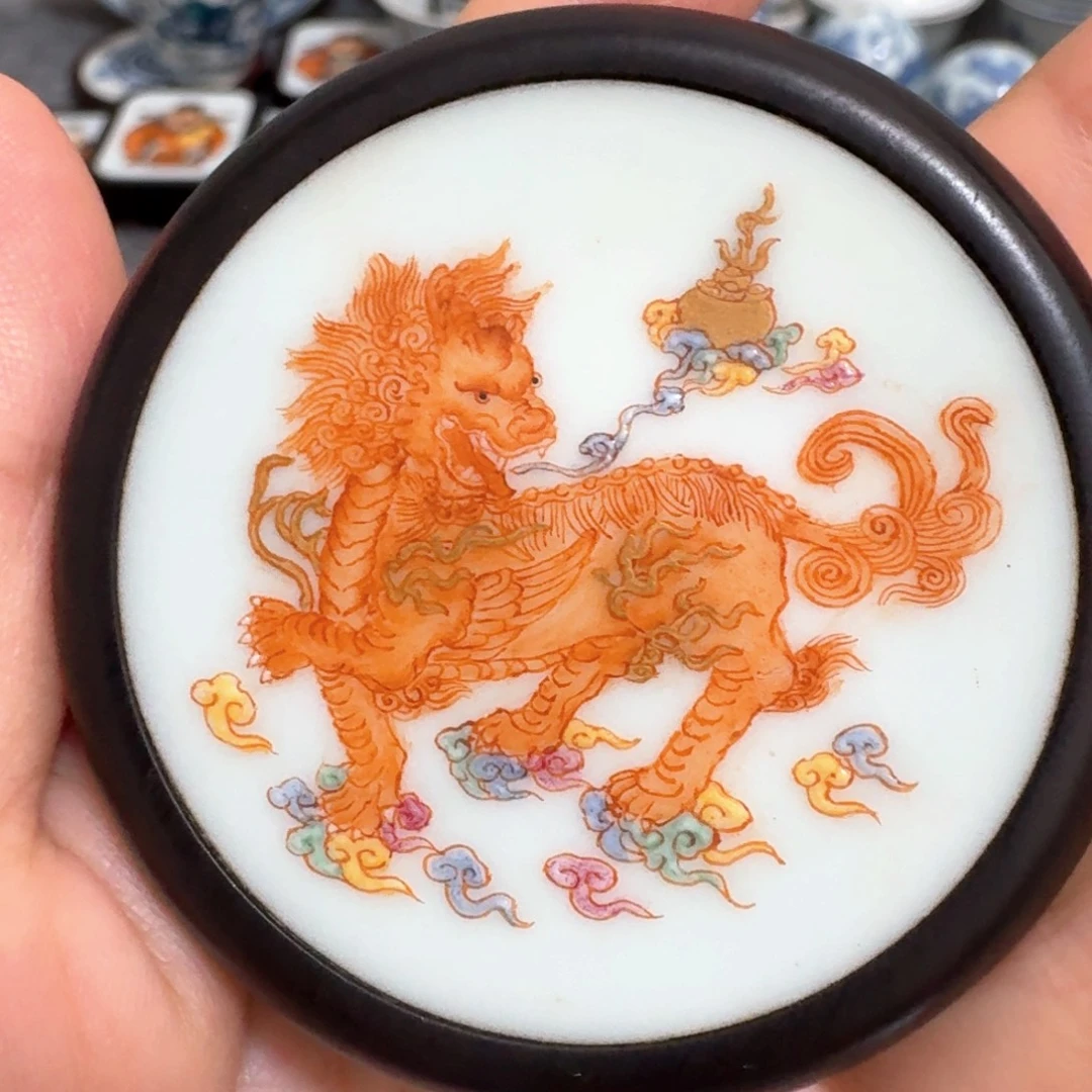 *****瓷片麒麟挂件一个一个