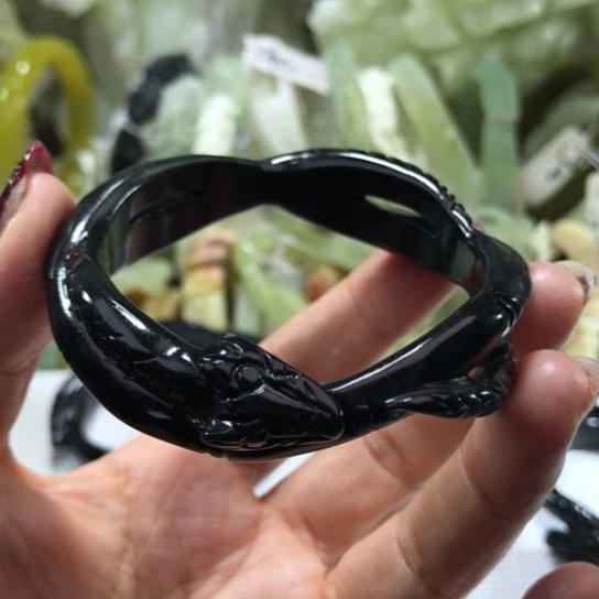 ****爷未镶嵌岫玉手镯手镯