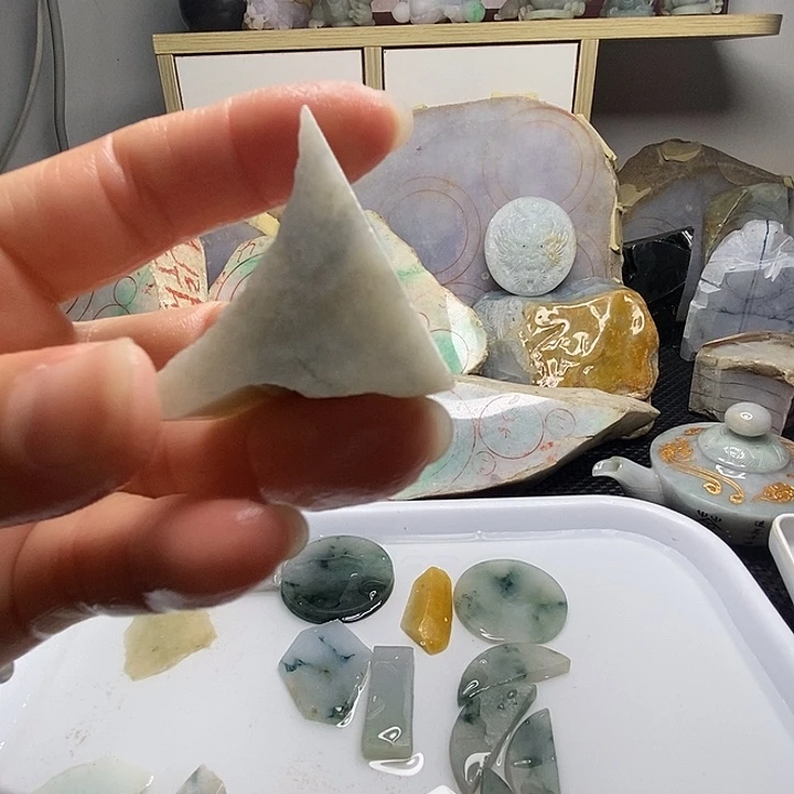 翡翠散珠缅甸翡翠159