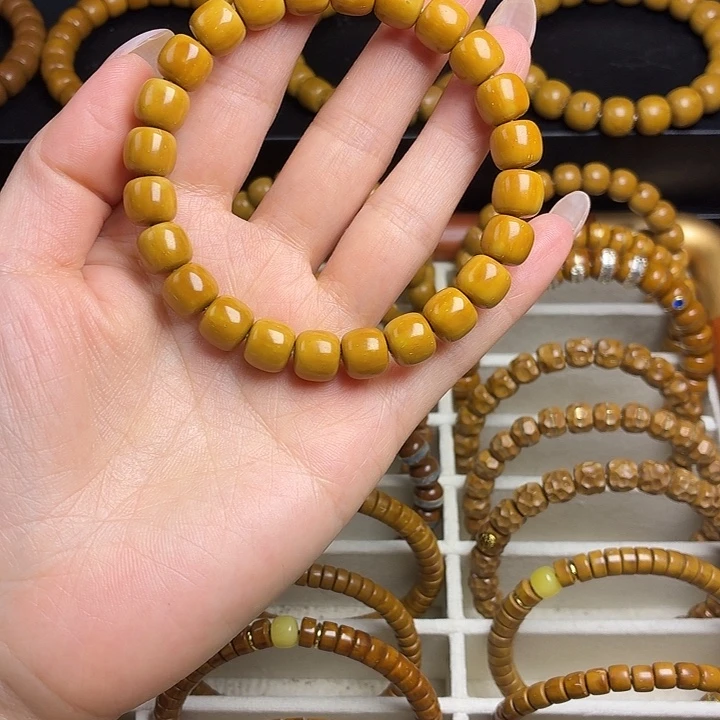 吹***胡紫金鼠手串实心鼠老型10