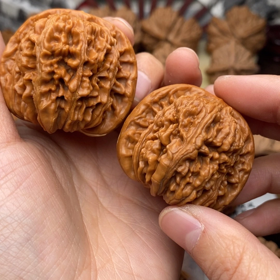 文玩核桃把件44左右四座楼打底团购