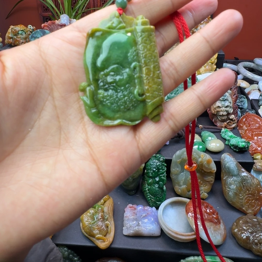 翡翠未镶嵌挂件翡翠挂件