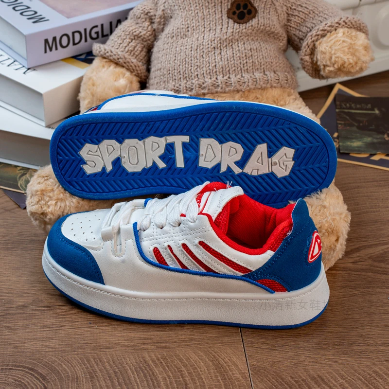 2025新款女款运动鞋小个子增高厚底百搭时尚学生情侣潮鞋板鞋