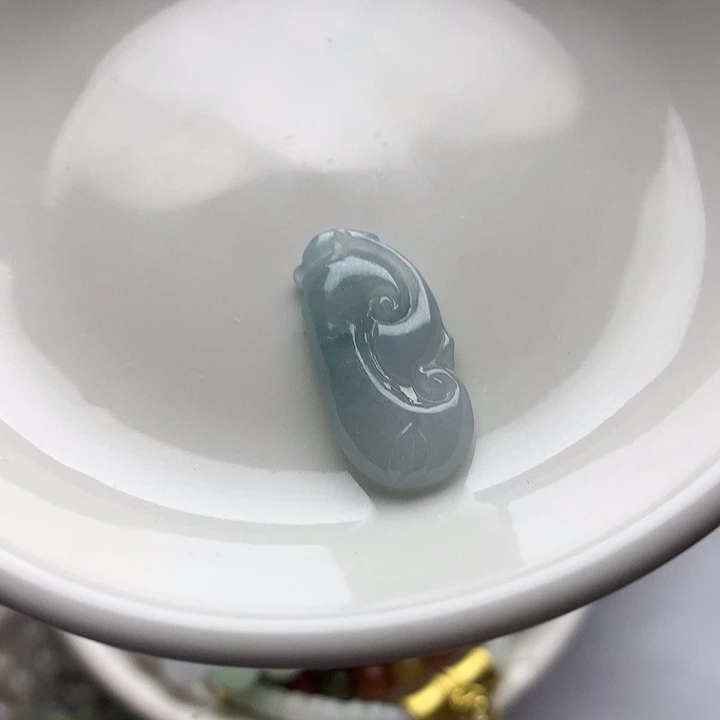 翡翠散珠长26吉祥如意