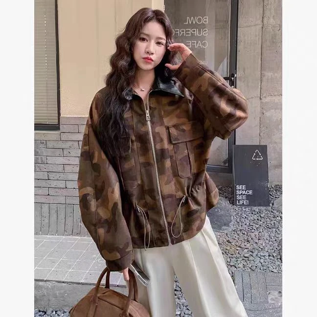 时尚收腰外套6906