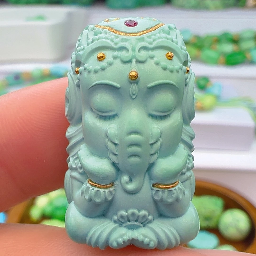 未镶嵌绿松石项链