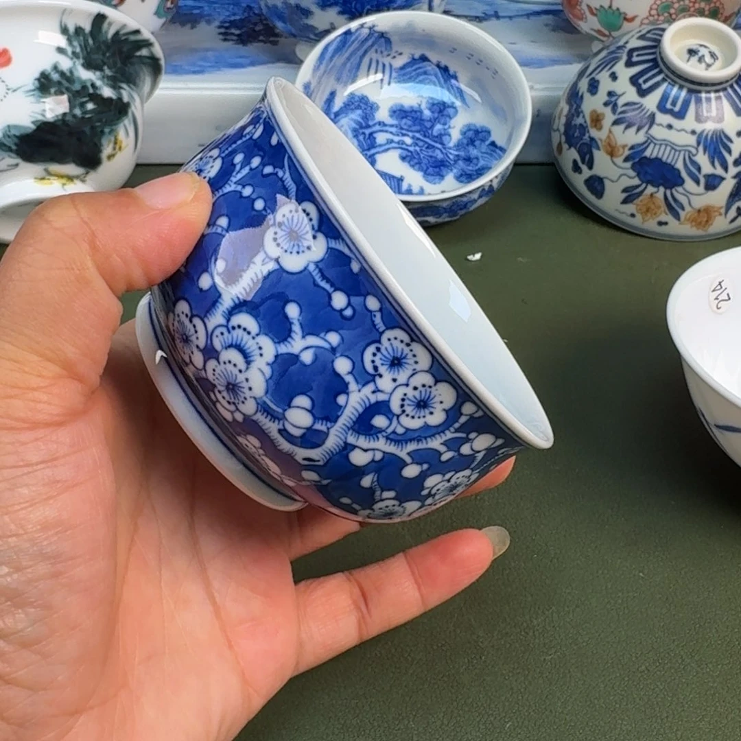 陶瓷景德镇纯手绘茶具圆圆202