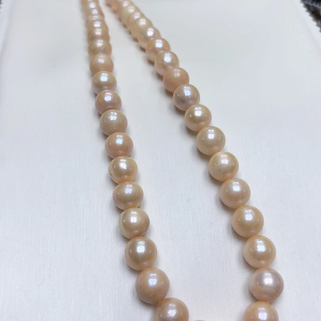 淡水珍珠未镶嵌颈饰9-11内 有核