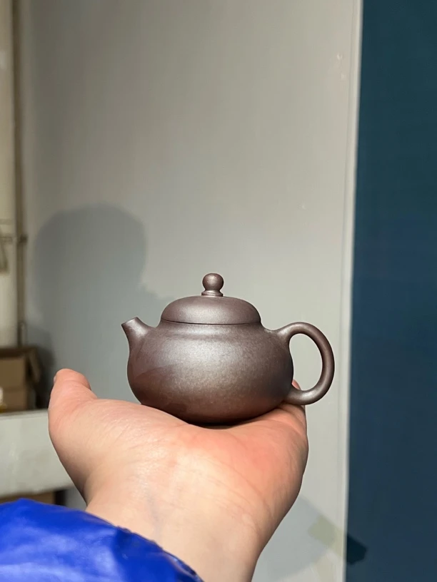 宜兴紫砂壶柴烧文旦