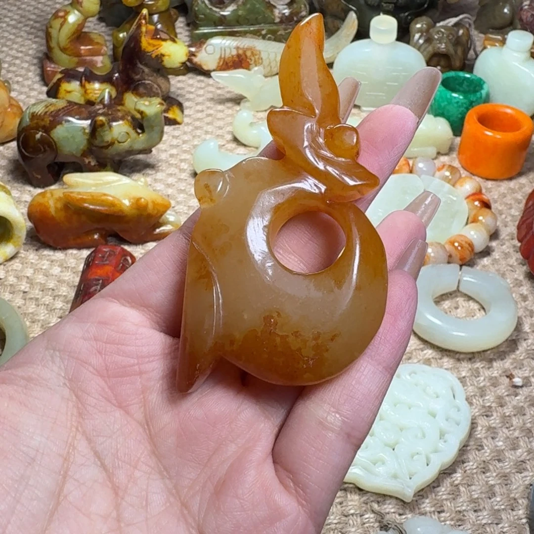 白玉菩提吊坠挂件