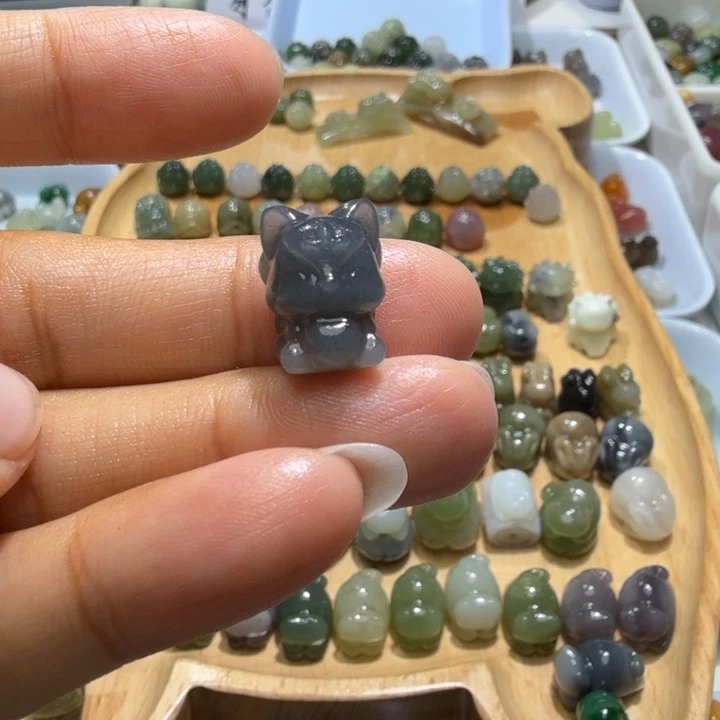 ヽ***y未镶嵌和田玉珠宝半成品