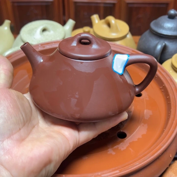 用***9茶壶紫砂宜兴原矿紫朱泥
