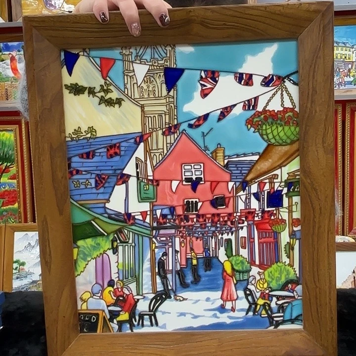 瓷板画42/35瓷板画