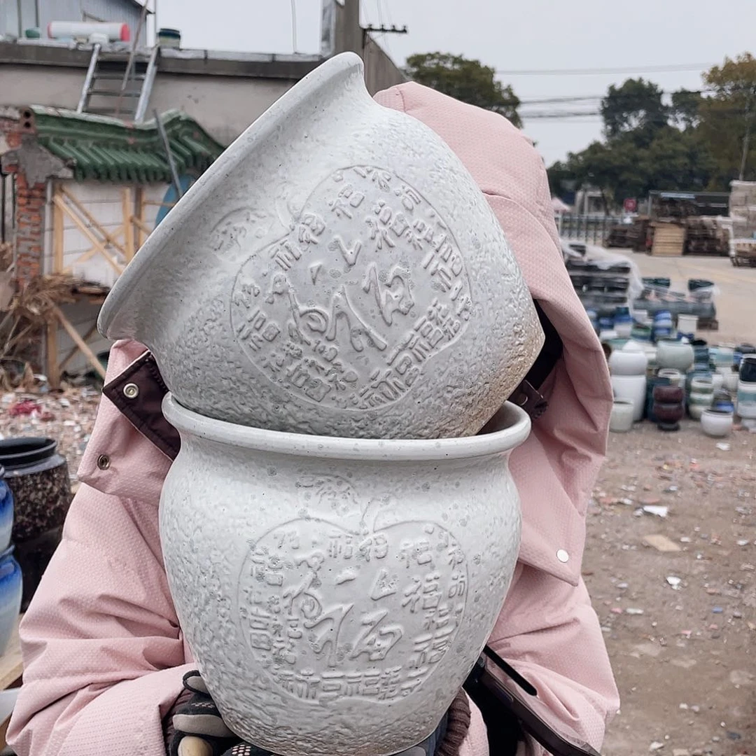 红陶王嫂花盆0214-宋白苹果