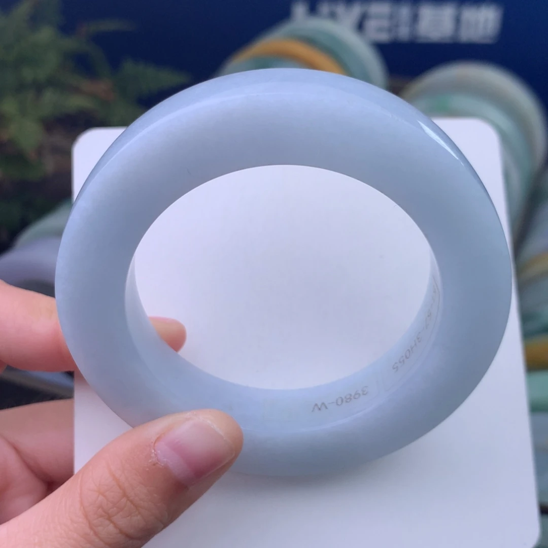 定制翡翠未镶嵌手镯定制不退不换