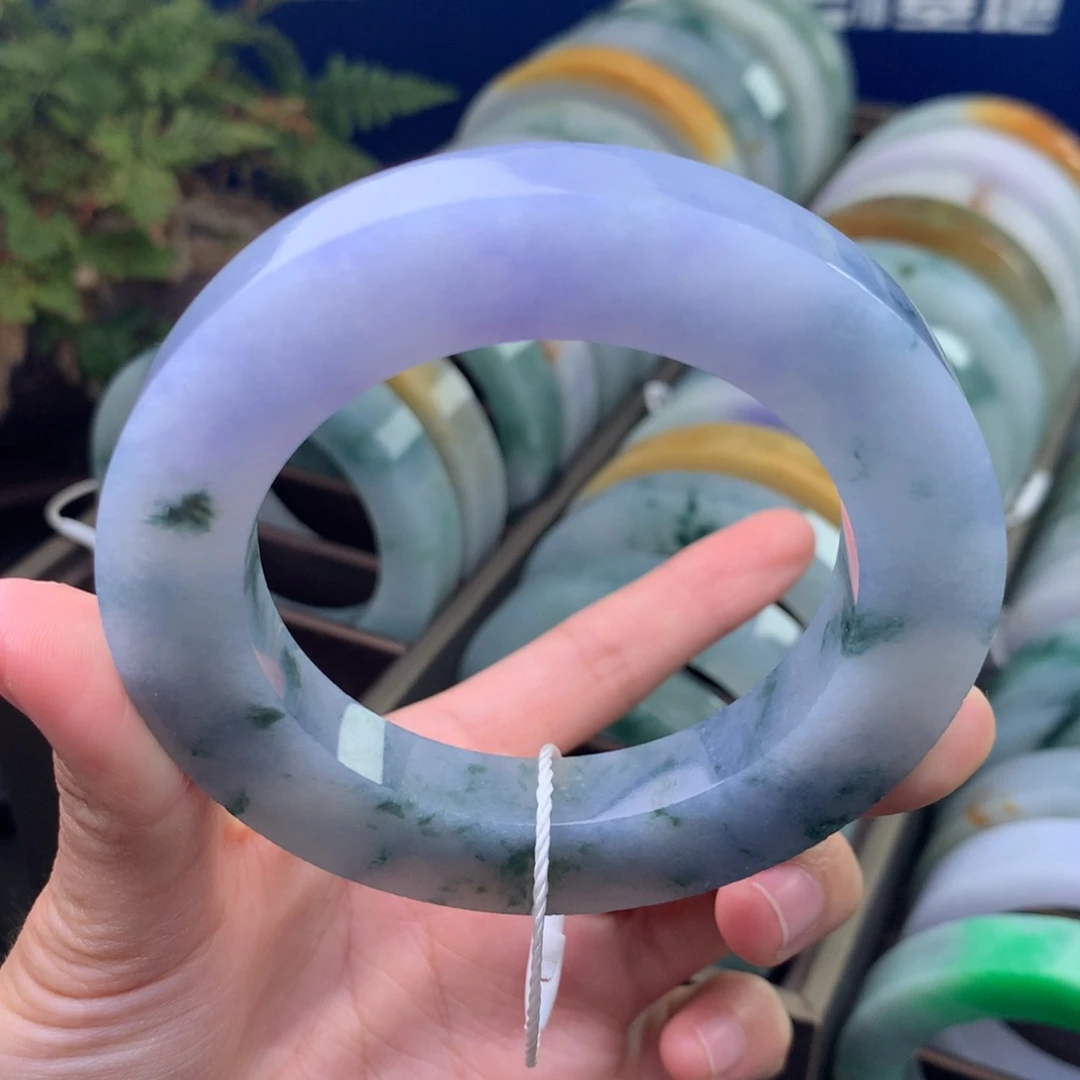 定制翡翠未镶嵌手镯定制不退不换