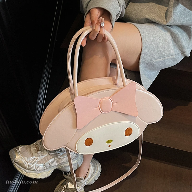 巴黎品牌甜美可爱萌少女手提小包包女式2025新款时尚百搭斜挎包超