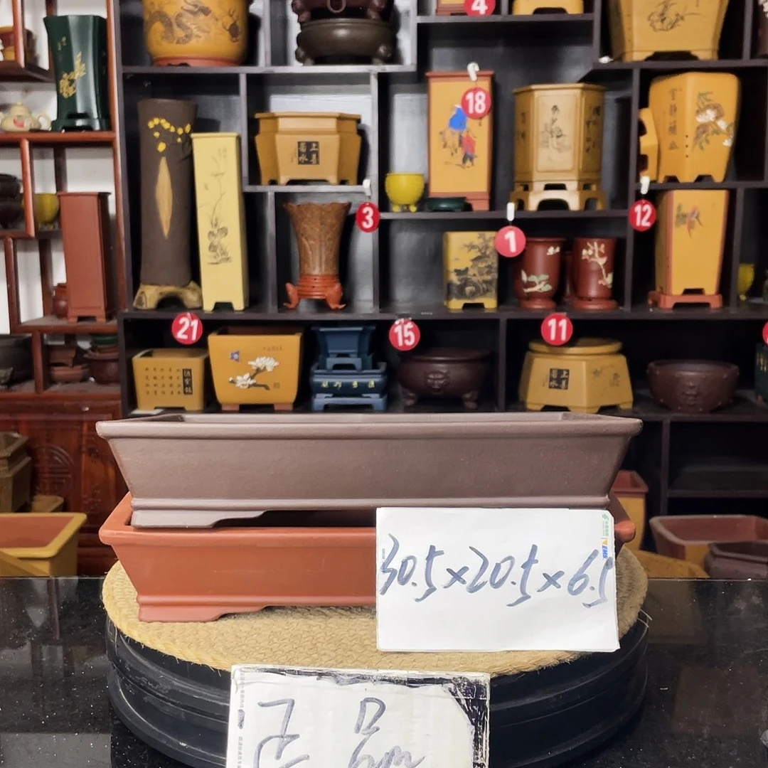 紫砂D-婉秋紫砂花盆