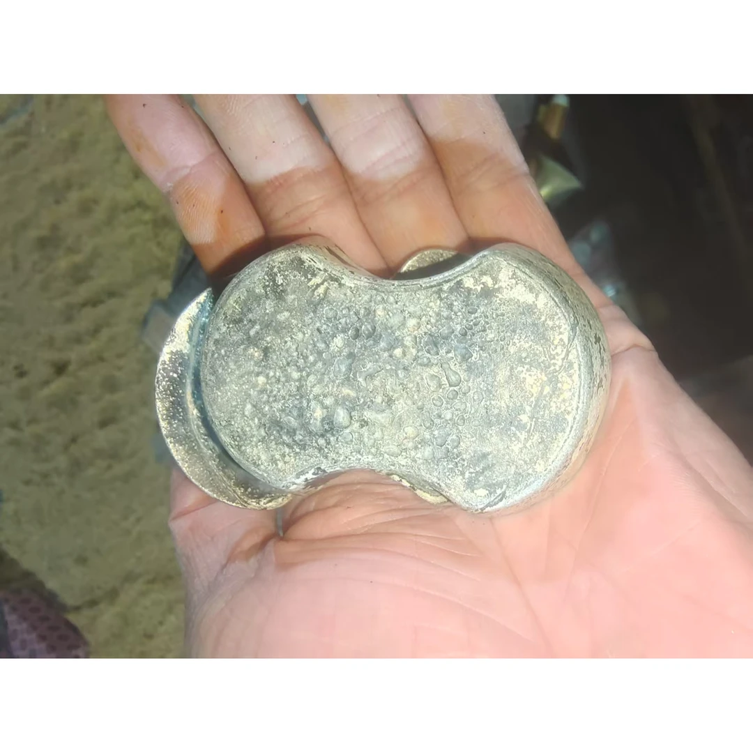 1个大弧形银色快快摆件链接