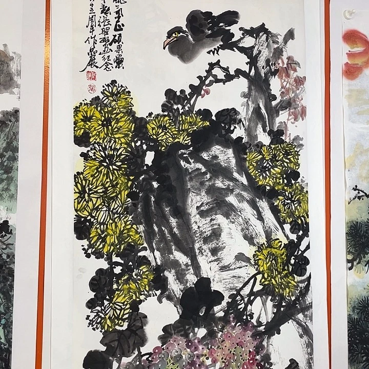 国画张圣敏先生纯手绘作品