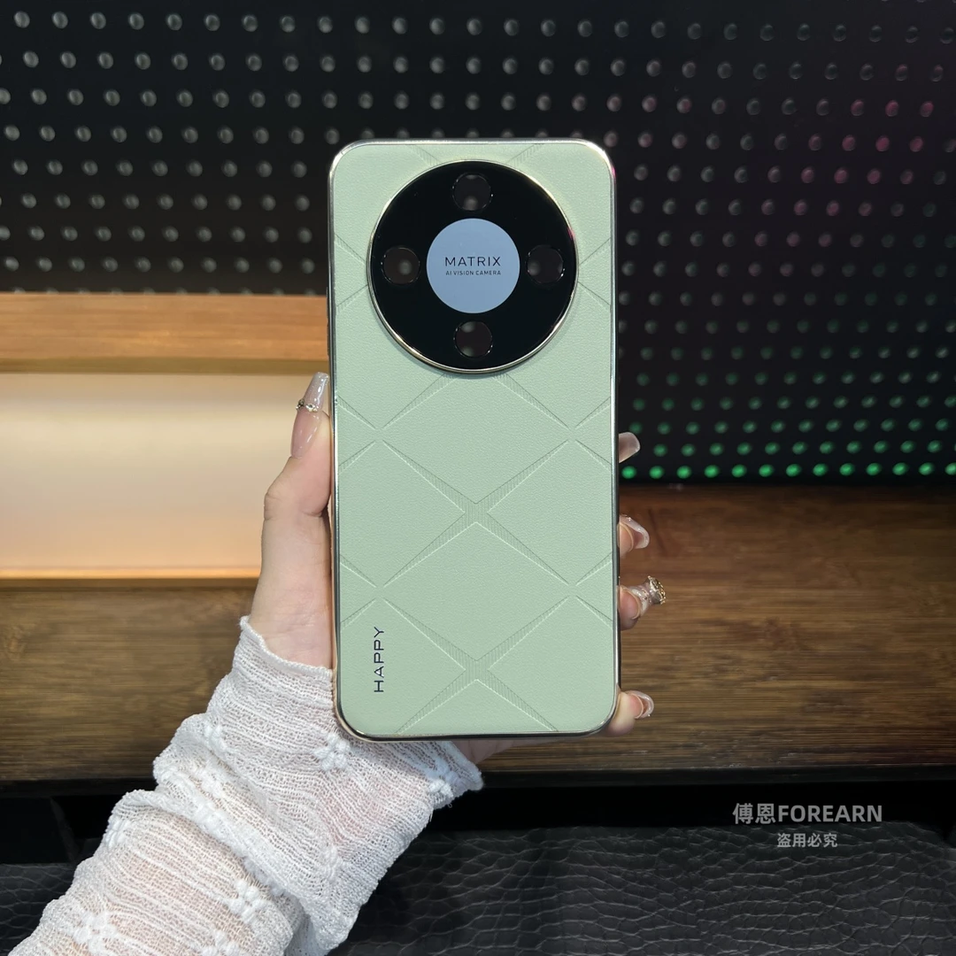 适用于荣耀x70手机壳真皮Honor x70新款防摔超薄保护套轻奢男女款