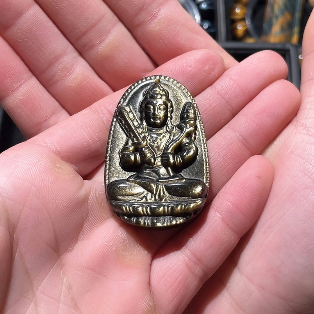 黑曜岩吊坠(不含链)未镶嵌南**心