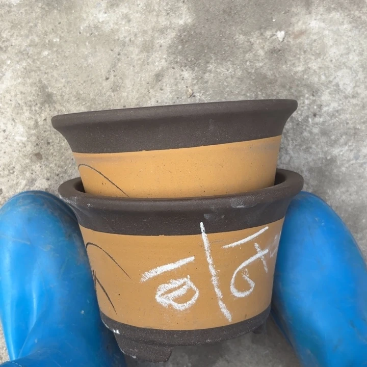 紫砂花盆紫砂的花