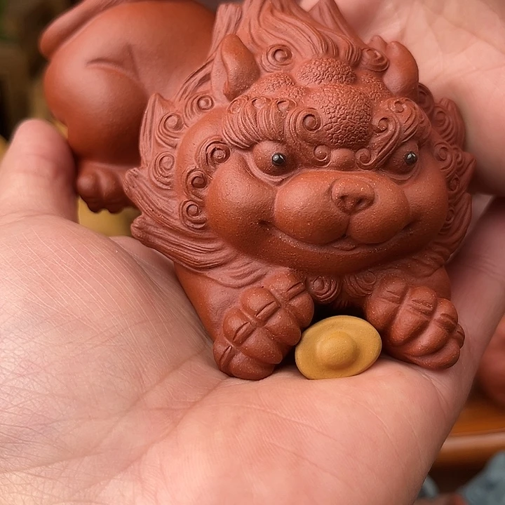 蕾***华紫砂茶宠紫砂貔貅