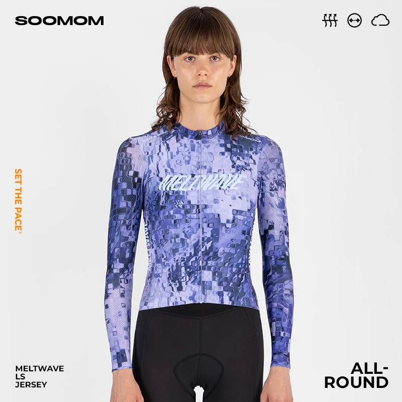 SOOMOM | ALL-ROUND 女士骑行长袖 MELTWAVE