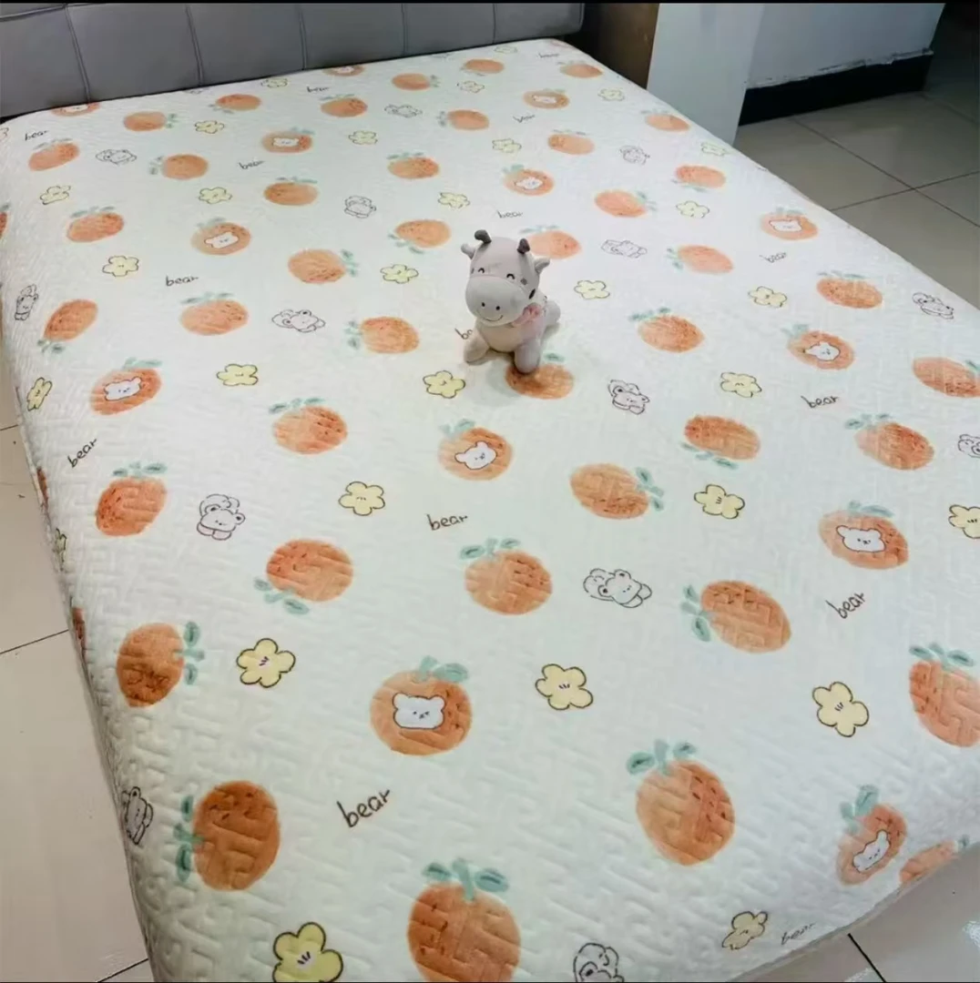 【牛奶绒床盖】新疆包邮牛奶绒床盖保暖亲肤绗缝双面居家好物