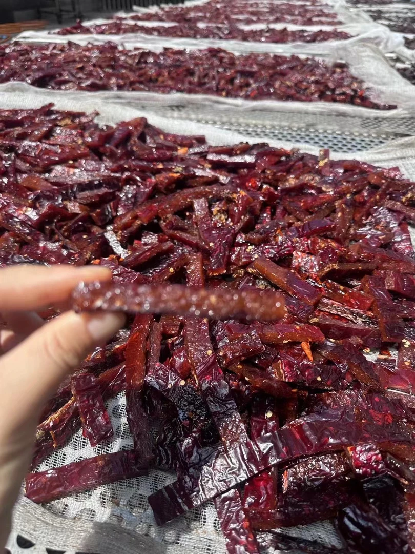 江西手工辣椒干条下饭下稀饭神器追剧小零食微辣酱香茄子干 甜辣