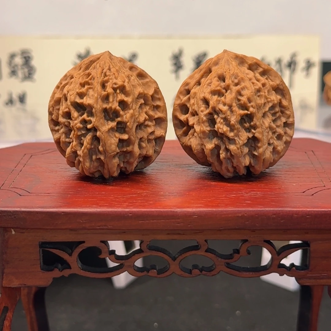 文玩核桃把件67号野牛边39肚37高39全品无药无修原生态