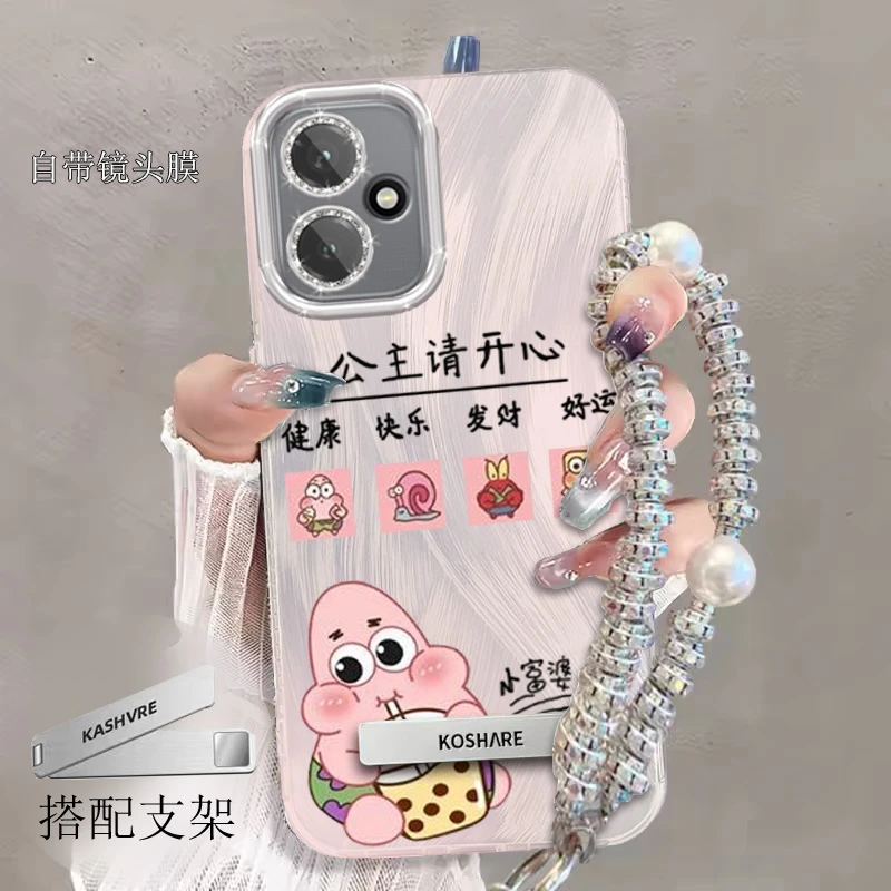 带镜头膜荣耀400手机壳海绵宝宝DNN-AN00防摔软壳Honor400羽纱新