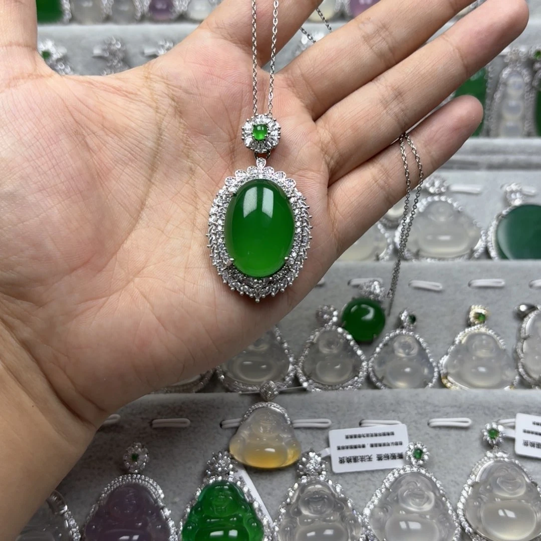 玛瑙/玉髓颈饰合金