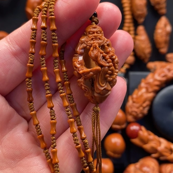 手串橄榄核达摩链子