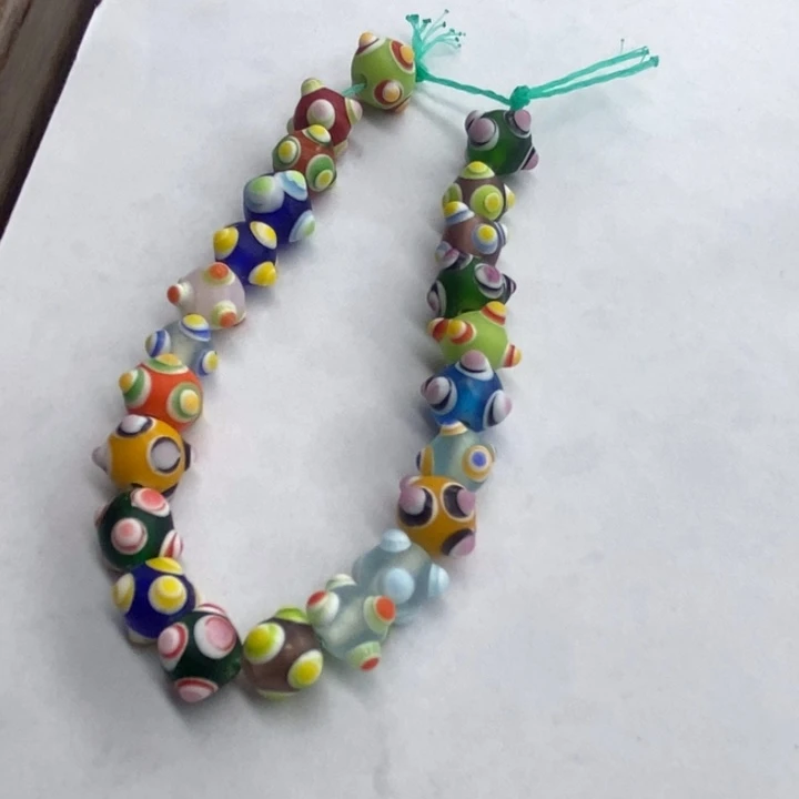 琉璃颈饰多巴胺蜻蜓眼