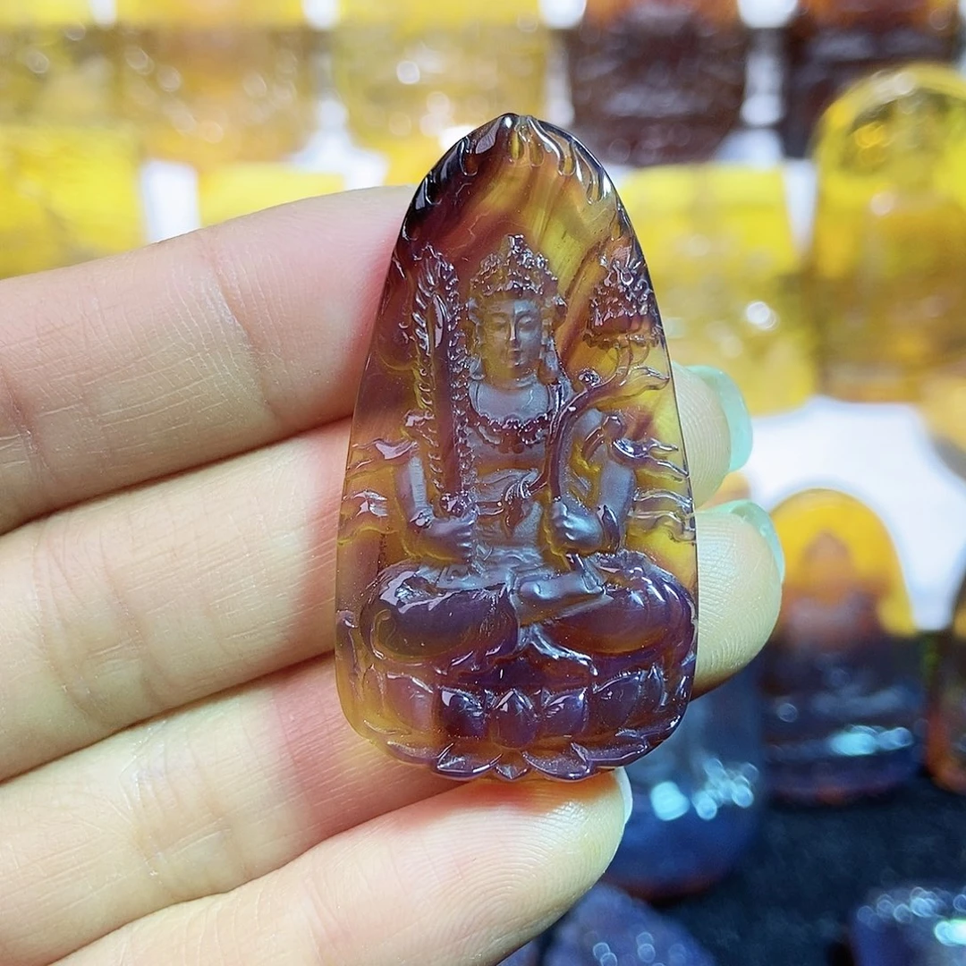 琥珀颈饰未镶嵌虚空藏61号