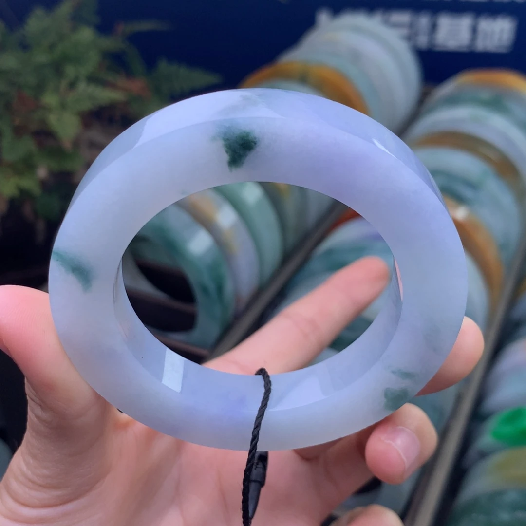 定制翡翠未镶嵌手镯定制不退不换