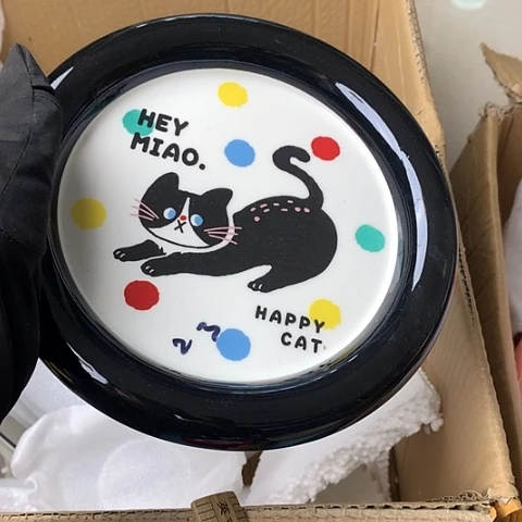 盘陶瓷制品满25拼单发货默认微瑕