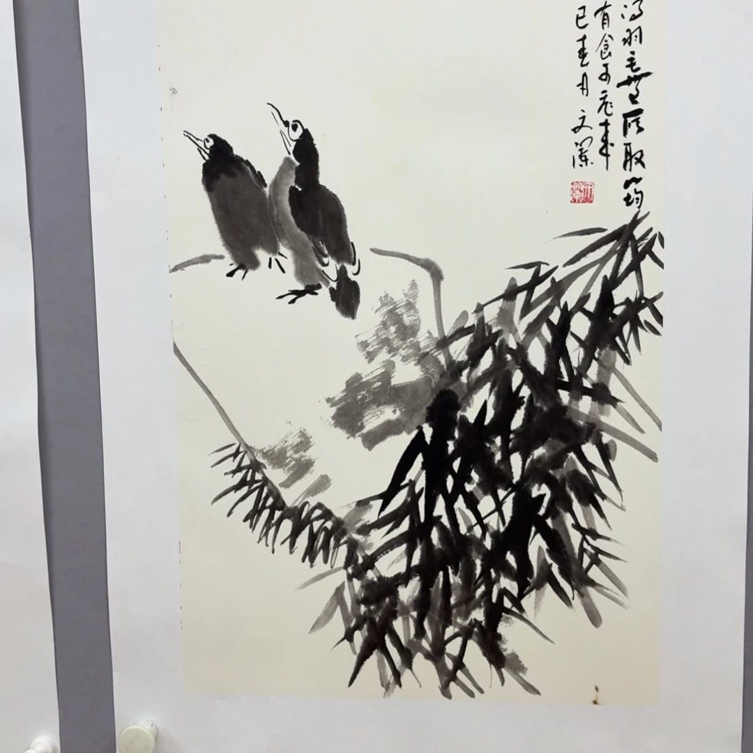 国画艺术家真人手绘