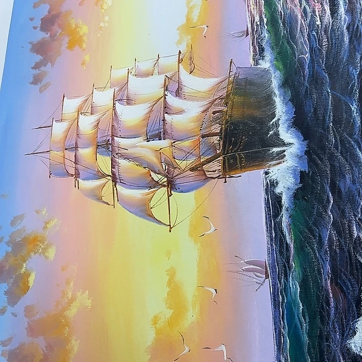 油画恭喜一直一直影子