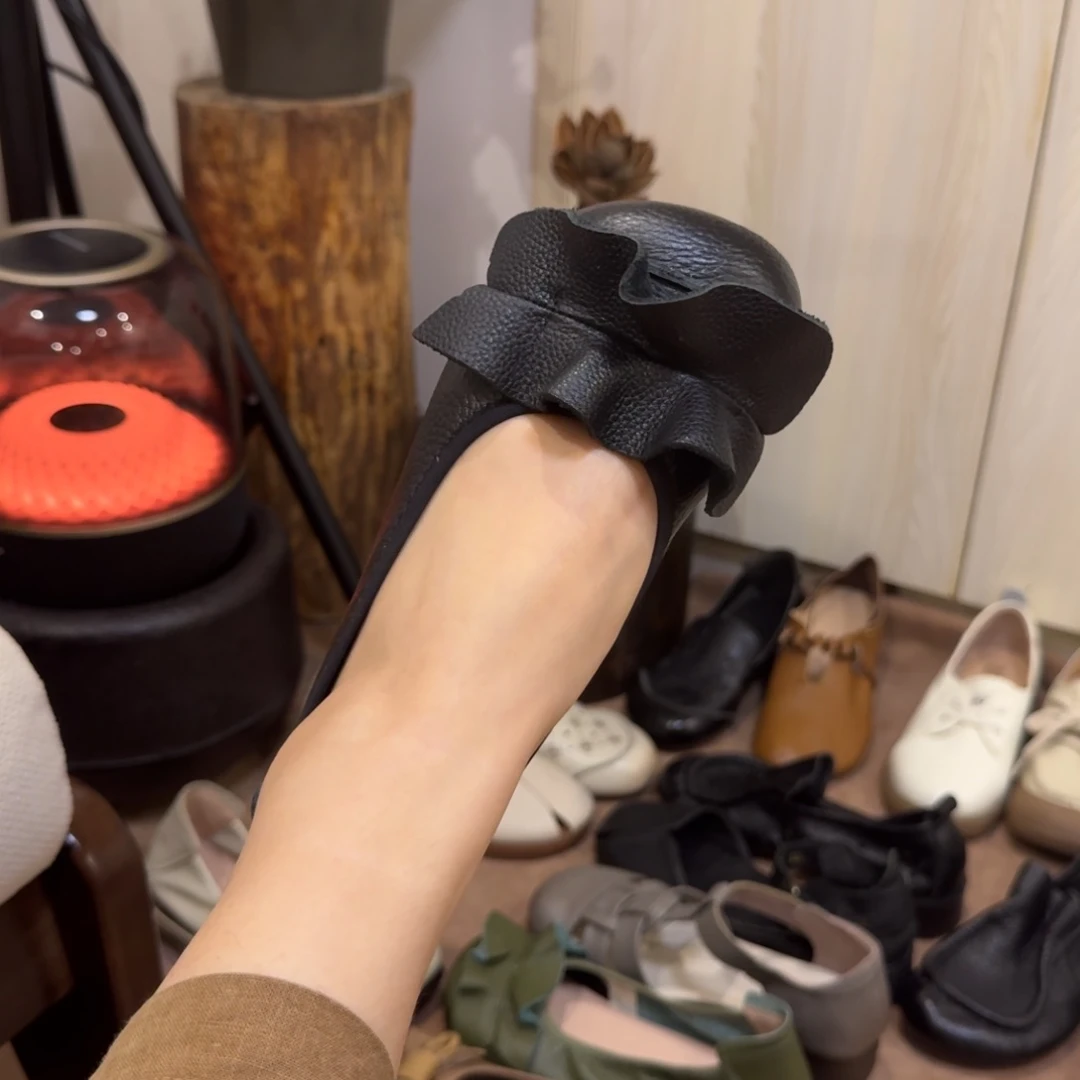 单鞋38码头层牛皮