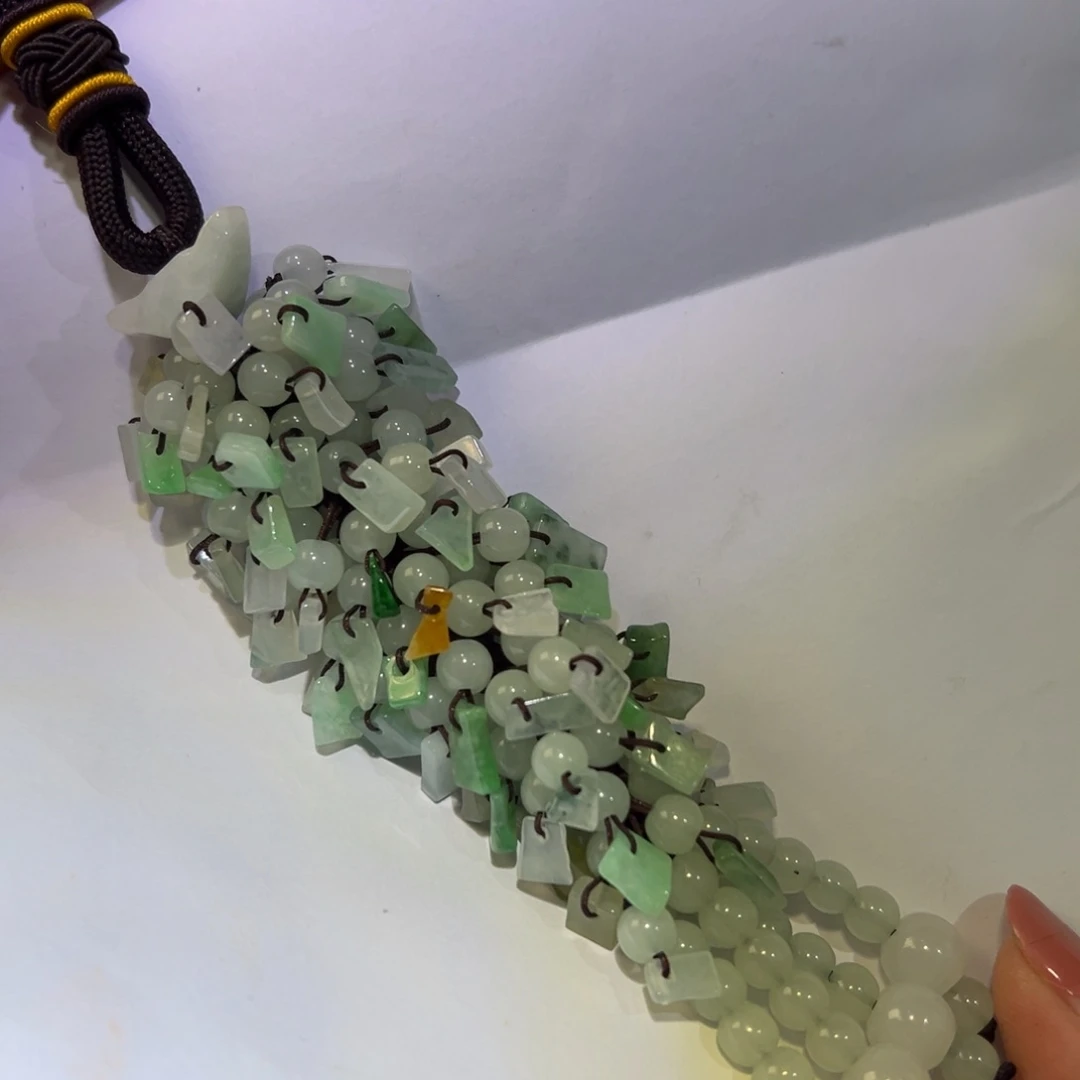 翡翠耳饰未镶嵌吊坠