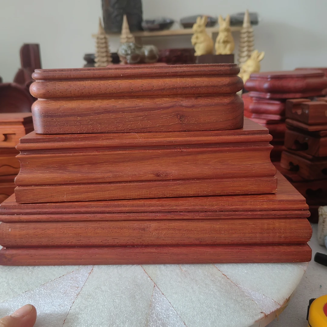 邵氏紫檀红花梨奇石玉石摆件底座各种盆栽盆景工艺品底座木料