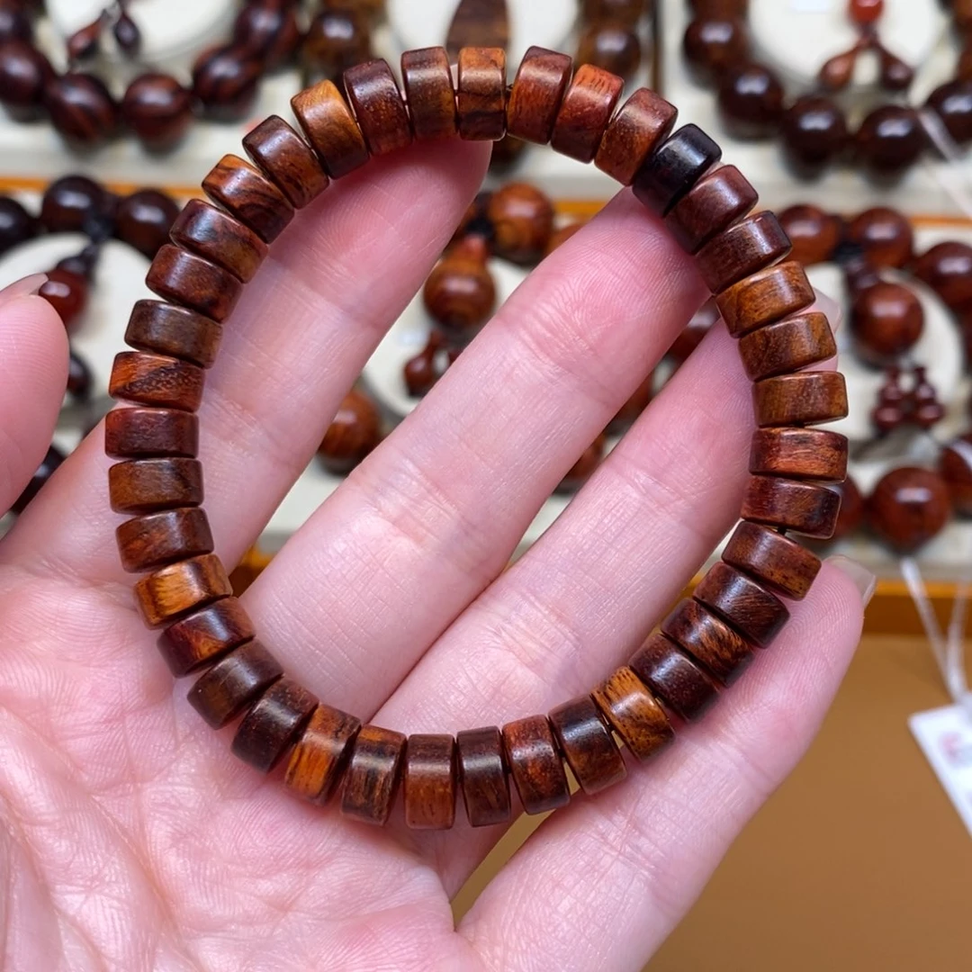 黄花梨/降香黄檀手串/手链海南黄花梨0.5