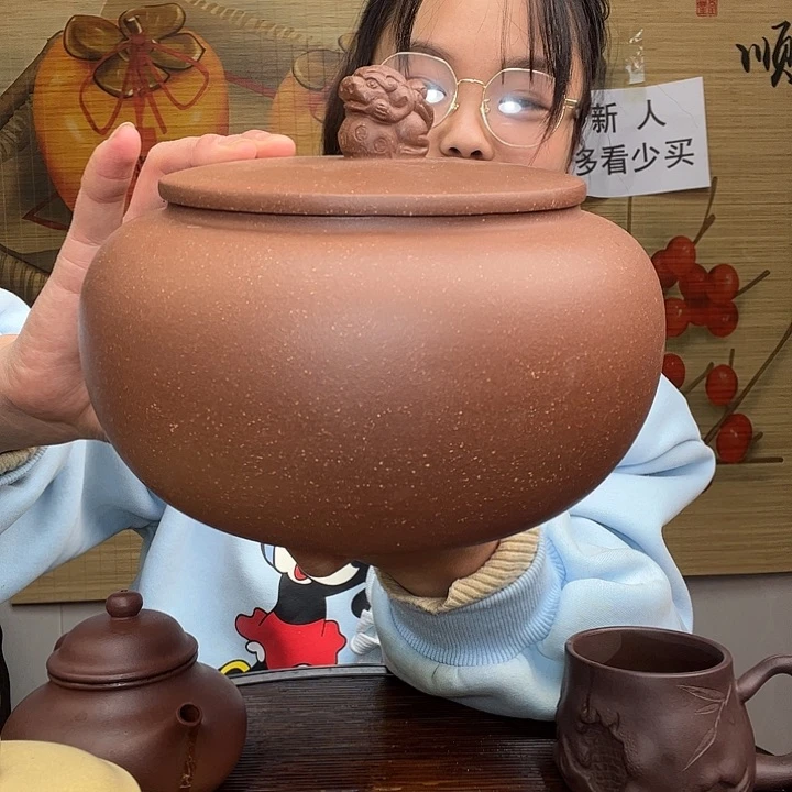 紫砂茶杯用****5原矿紫砂杯