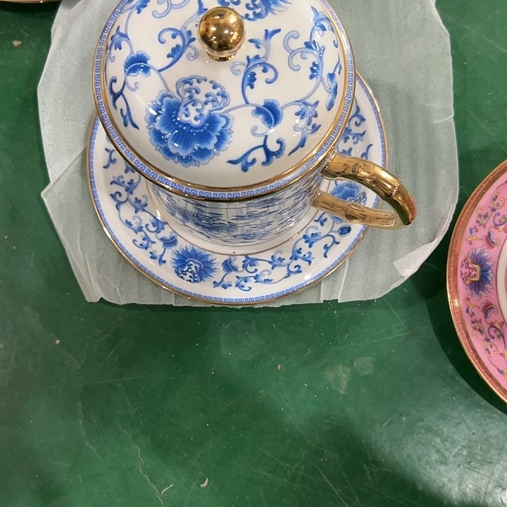 搪瓷瑕疵珐琅彩办公杯1只